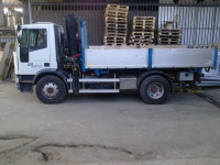 Iveco Eurocargo-Tector 150 E18 kiper + kran