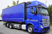 Mercedes-Benz Actros 2548 Giga E6 6×2 Curtainsider BDF 18 paleta