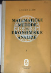 Ljubomir Martić - Matematičke metode za ekonomske analize I