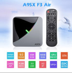 TV box A95X F3 4GB/64GB AIR Android 9 Amlogic S905X3 8k KODI