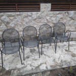 SNIZENE stolice za terasu ili vrt 4 kom