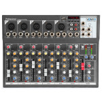 Vonyx VMM-F701 - 7-channel live stage mixer with echo effect