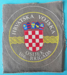 106. BRIGADA OSIJEK - stara HV oznaka prišivka Hrvatska Vojska