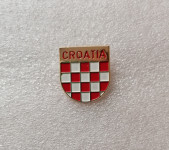 HV Oznaka metalna CROATIA