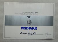 Jugoslavija Priznanje 1975.