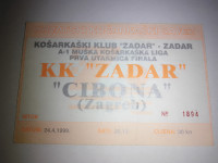 KK Zadar ulaznice