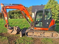 Bager Kubota KX080-4  viličar valjak demper traktor kosilica 4x4