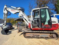 Bager Takeuchi TB290 Powertilt viličar valjak demper traktor 4x4