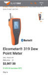 Elcometer* 319 DEW POINT METER