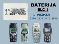 BLC-2 BATERIJA za NOKIA 3310 3330 3410 3510 5510 6800 6810 (NOVO)