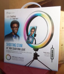 Shooting Star Video Blogging Kit with RGB Rainbow Ring Light