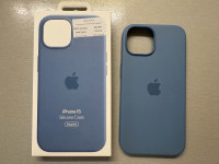 iPhone 15 Silicone Case MagSafe Winter Blue