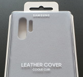 Samsung Note10+ Leather Cover maskica ,Siva ,Nova ,RASPRODAJA! 10 EURA