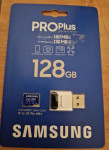 SAMSUNG PRO Plus 128GB memorijska kartica i čitač, NOVO ZAPAKIRANO