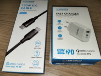 Veger CPD65E 65W punjac + USB-C kabel