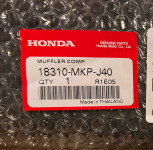 Honda CB500F CBR500 CB500X Ispuh auspuh original Honda