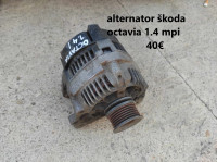 alternator škoda 1.4mpi fabia-octavia