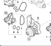 BMW M57 pumpa vode novo oem