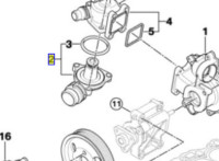 BMW N45 TERMOSTAT NOVO OEM