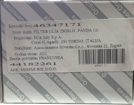 FILTER ULJA - FIAT 500, FIAT TIPO