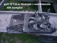 vw golf IV 1.6-sr hladnjak-kiler s ventilatorom