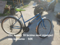 bicikli 26 coli kotaci 18 brzina sve ispravno