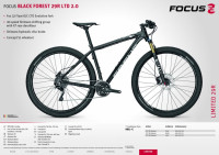 MTB bicikl Focus BLACK FOREST 29R LTD 2.0