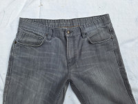 Straight muške jeans hlače tamno sive W36/L30