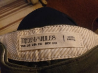 HLAČE TRF DENIM RULES VELIČINA 38 SIVOMASLINASTE