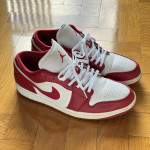 AIR JORDAN 1 LOW GYM RED WHITE