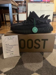 Yeezy 350, black reflective br 45