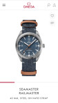 Omega Railmaster Denim