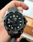 Seamaster Diver 300M 42 mm, steel on rubber strap