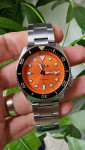 Seiko, SRPD59K1, automatic, orange