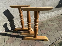 Noge za stol; hrastovo drvo 3x