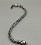 925 sterling silver foxtail narukvica 5 mm rucni rad Novo