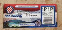 Nepocijepana ulaznica UEFA Liga Kupa Hajduk-Dinamo Bukarest