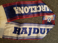 Vintage obostrani šal HAJDUK:BARCELONA