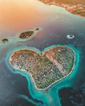 Galešnjak - otok u obliku srca ** LOVE ISLAND **