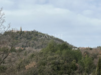 ISTRA, LABIN/RABAC Građevinsko zemljište 866 m2 s dozvolom i pogledom