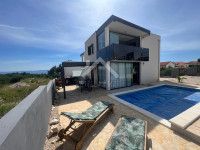 Kuća sa bazenom i panoramskim pogledom na more - Vir