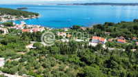 Pašman, Ždrelac - građevinsko zemljište s pogledom na more, 1743 m2