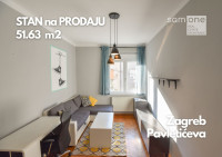 Prodaje se dvosoban stan 51.63 m², Ul. Krste Pavletića, Trešnjevka, ZG