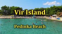 Vir, kuća 2 apartmana južna strana u blizini plaže Pedinka