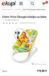 Fisher Price ležaljka za bebe do 9kg