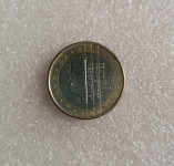 1 Euro Beatrix Koningin der Nederlalden 2002. sa greškom