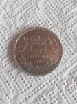 5 CORONA 1908 HUNGARI SREBRO