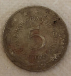 5 DINARA 1972 SFR JUGOSLAVIJA