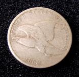 AMERIKA 1 CENT 1858 FLYING EAGLE / RIJETKO