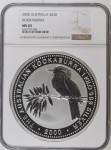 AUSTRALIA 30$ 2000 KOOKABURRA NGC MS 65